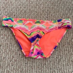 Neon Tie Dye Bikini Bottoms